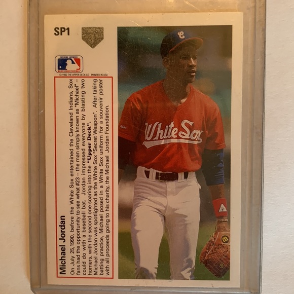 upper deck 1991 michael jordan baseball card